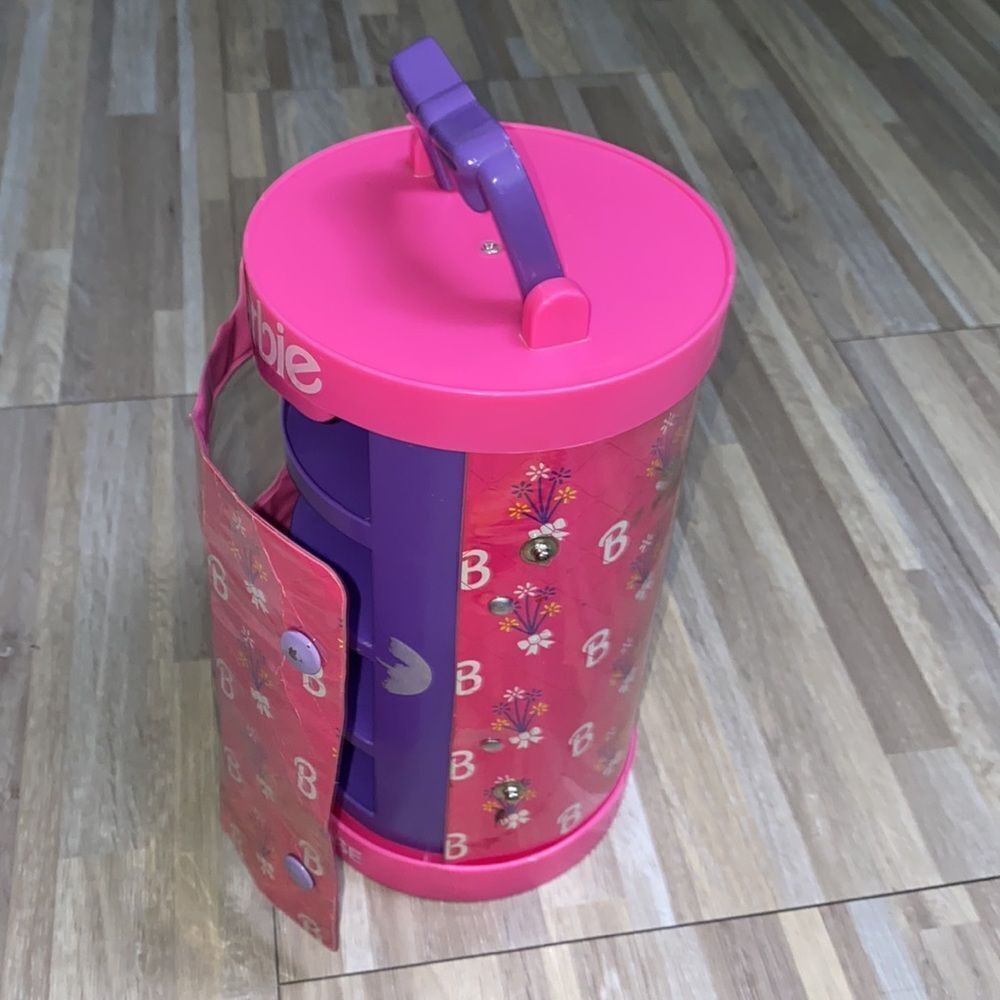 Barbie pink purse accessories tote bag 90s Barbie Accessory Case Mattel toys - Picture 5 of 12